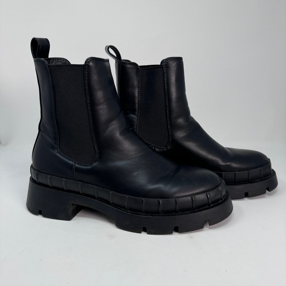 Raid Womens 6 Wella Chunky Ankle Boots in Black